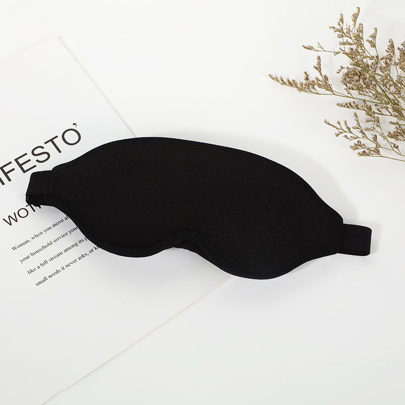 2 Pcs Black 3D Contoured Eye Mask - Total Blackout, Pressure-Free Memory Foam, Skin-Friendly & Breathable for V888-ELOSUNG27530