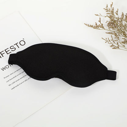 2 Pcs Black 3D Contoured Eye Mask - Total Blackout, Pressure-Free Memory Foam, Skin-Friendly & Breathable for V888-ELOSUNG27530