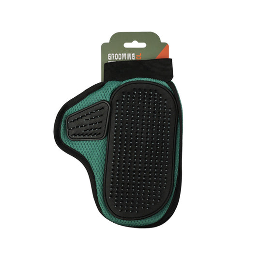 2 Pcs Green And Black Pet Grooming Glove - Gentle Deshedding & Massage Mitt for Dogs & Cats, Efficient Fur V888-ELOSUNG27532