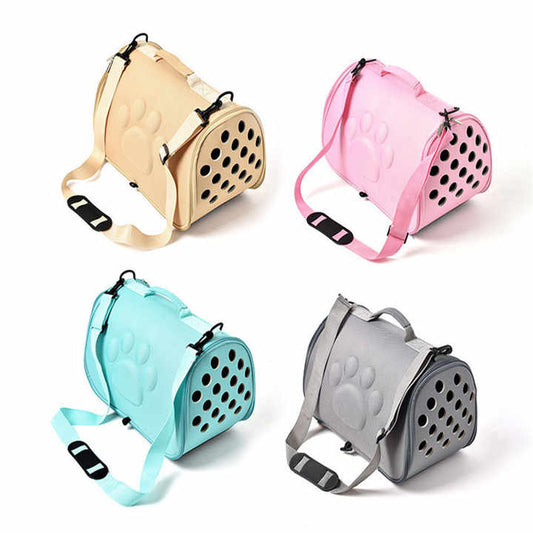 Black Stylish EVA Pet Carrier Bag - Lightweight Portable & Breathable Travel Crate for Small Dogs & Cats V888-ELOSUNG27540