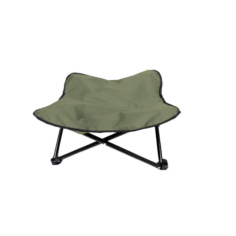 Green Elevated Comfort Pet Bed - Portable & Foldable Dog Cat Cot - Durable 600D Oxford Fabric, Washable V888-ELOSUNG27555