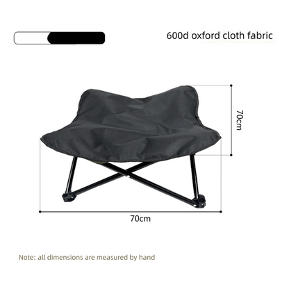 Brown Elevated Comfort Pet Bed - Portable & Foldable Dog Cat Cot - Durable 600D Oxford Fabric, Washable V888-ELOSUNG27556