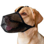 2 Pcs Size M Black Breathable Mesh Dog Muzzle - Anti-Barking, Biting & Chewing - Adjustable & Comfortable V888-ELOSUNG27568
