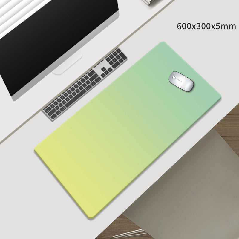 Yellow-Green Gradient Premium Large Silicone Mouse Pad - Non-Slip, 600x300mm for Office and Gaming V888-ELOSUNG27579