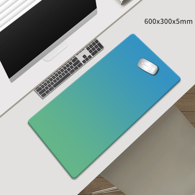 Green-Blue Gradient Premium Large Silicone Mouse Pad - Non-Slip, 600x300mm for Office and Gaming V888-ELOSUNG27581