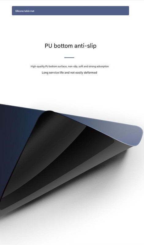 Green-Blue Gradient Premium Large Silicone Mouse Pad - Non-Slip, 600x300mm for Office and Gaming V888-ELOSUNG27581