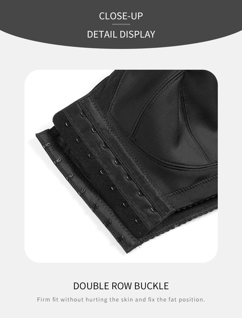 2 Pcs Size L Women's Wireless Large-Cup Lace Bra with Front Clasp - Comfortable, Breathable, Black V888-ELOSUNG27593