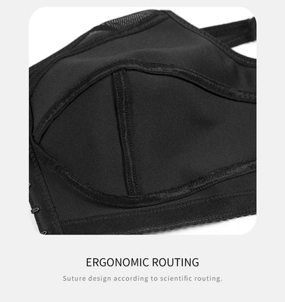 2 Pcs Size XXL Women's Wireless Large-Cup Lace Bra with Front Clasp - Comfortable, Breathable, Black V888-ELOSUNG27595