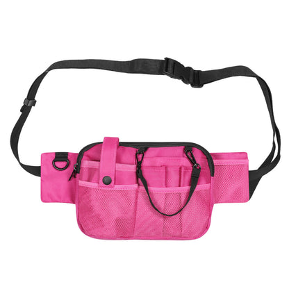 Pink Nurse Utility Belt Bag - Multi-Pocket Medical Organizer Waist Pack for Tools & Essentials V888-ELOSUNG27644