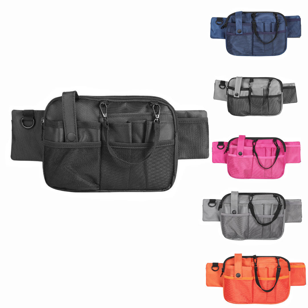 Pink Nurse Utility Belt Bag - Multi-Pocket Medical Organizer Waist Pack for Tools & Essentials V888-ELOSUNG27644