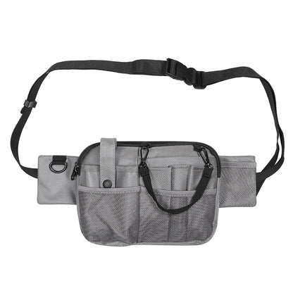 Grey Nurse Utility Belt Bag - Multi-Pocket Medical Organizer Waist Pack for Tools & Essentials V888-ELOSUNG27647