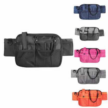 Grey Nurse Utility Belt Bag - Multi-Pocket Medical Organizer Waist Pack for Tools & Essentials V888-ELOSUNG27647