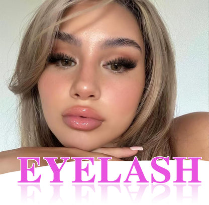 3 Pcs Black Mega Volume 200D DIY Lash Clusters - D Curl Faux Mink, Fluffy Drama Look, Mixed Lengths (14-20mm) V888-ELOSUNG27663
