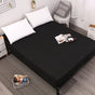 Black Queen Size Waterproof Fitted Mattress Protector - Soft & Breathable Bed Cover, Hypoallergenic, Deep V888-ELOSUNG27782