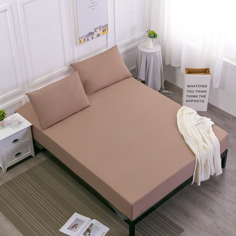 Brown Queen Size Waterproof Fitted Mattress Protector - Soft & Breathable Bed Cover, Hypoallergenic, Deep V888-ELOSUNG27789