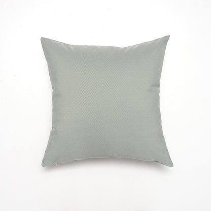 Green Solid Color Set of 2 Decorative Cushion Covers - 45x45cm, Soft Polyester (Inserts Not Included) V888-ELOSUNG27821