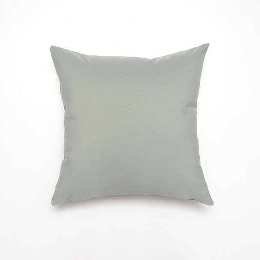 Green Solid Color Set of 2 Decorative Cushion Covers - 45x45cm, Soft Polyester (Inserts Not Included) V888-ELOSUNG27821