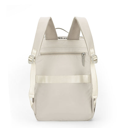 Black Slim Minimalist Laptop Backpack - Shockproof & Anti-Theft Design, Travel-Friendly with Luggage Strap, V888-ELOSUNG27863