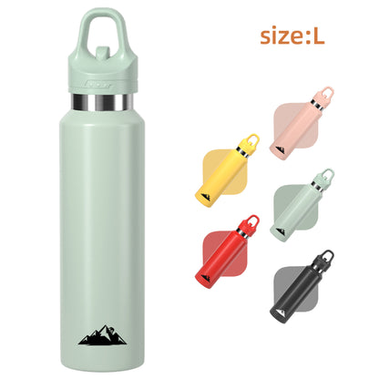 Green 680ml Insulated Stainless Steel Water Bottle - Leakproof One-Click Lid Thermal Flask for Hot & Cold V888-ELOSUNG27938