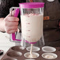 Purple Precision Batter Dispenser with Measurement Marks - 900ml Easy Pour for Pancakes, Cupcakes & Waffles V888-ELOSUNG27953