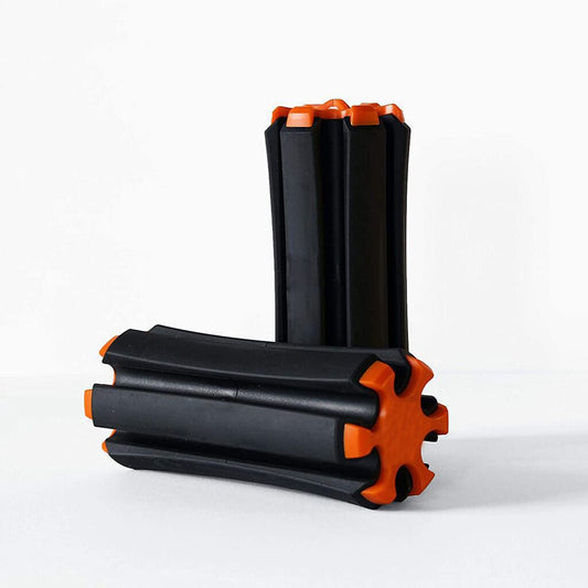 Black-orange Set of 2 Portable Golf Club Carrier Holders - Lightweight Club Organizer Caddy V888-ELOSUNG28000
