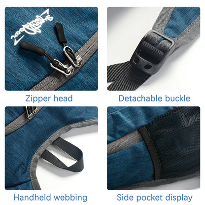 Grey Ultra Lightweight Packable Backpack - Foldable Daypack for Hiking & Travel V888-ELOSUNG28039