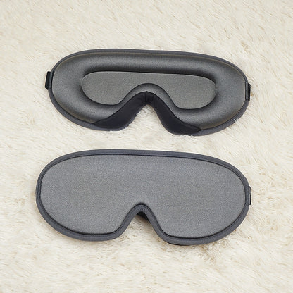 Grey Set of 2 3D Contoured Sleep Eye Masks - Total Blackout Memory Foam Blindfold with Lycra V888-ELOSUNG28044