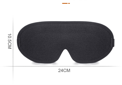 Red Set of 2 3D Contoured Sleep Eye Masks - Total Blackout Memory Foam Blindfold with Lycra V888-ELOSUNG28046