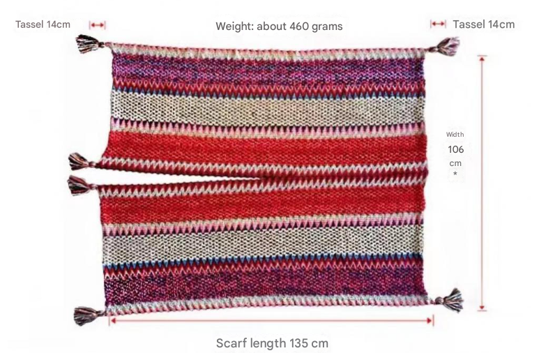 Grey Cozy Knitted Poncho Cape - Thick Mohair Blend Winter Shawl Wrap (106x135cm) V888-ELOSUNG28074