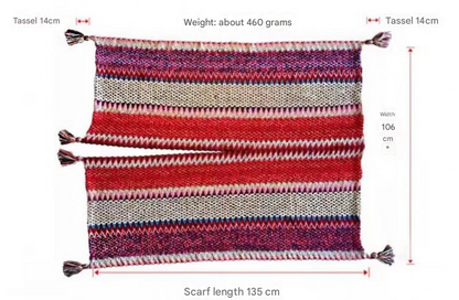 Peacock Blue Cozy Knitted Poncho Cape - Thick Mohair Blend Winter Shawl Wrap (106x135cm) V888-ELOSUNG28077