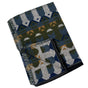 Blue Extra Large Ethnic Print Faux Lambswool Shawl - Cozy Winter Wrap Scarf (70x210cm) V888-ELOSUNG28079