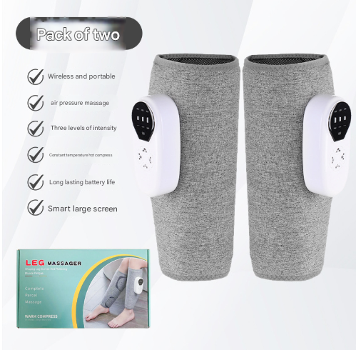 [Two Pack] Three Modes + Three Vibrations + Three Heat Packs Multifunctional Electric Leg Massager with Air V888-ELOSUNG28247