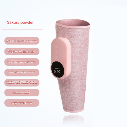 One-piece Pink Portable Leg Air Pressure Massager with Constant Heat - Slimming and Relaxation V888-ELOSUNG28250