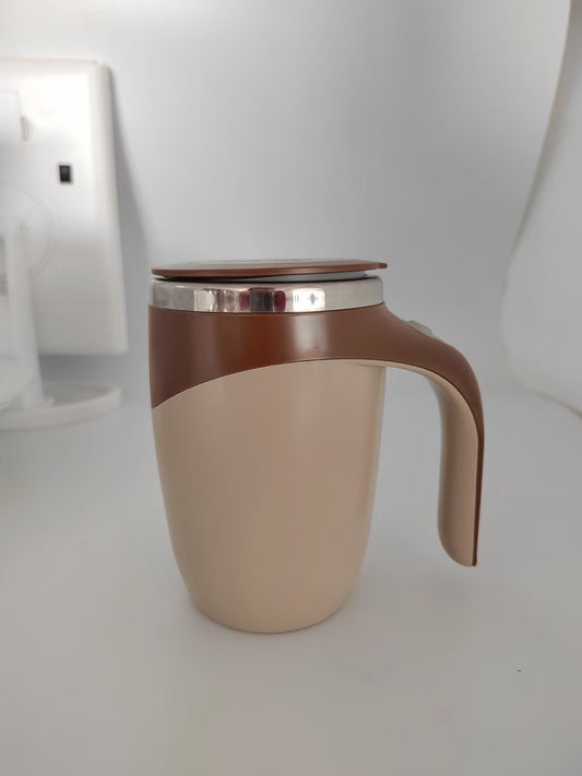 Coffee USB Rechargeable Automatic Stirring Mug - 320ml, Magnetic Mixing Coffee Cup, 12x11x15cm V888-ELOSUNG28254