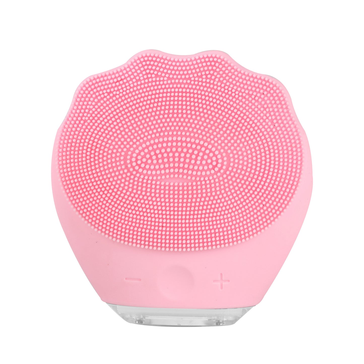 Pink Electric Silicone Facial Cleanser - All-Around Vibration Massage Face Cleaning Device V888-ELOSUNG28309