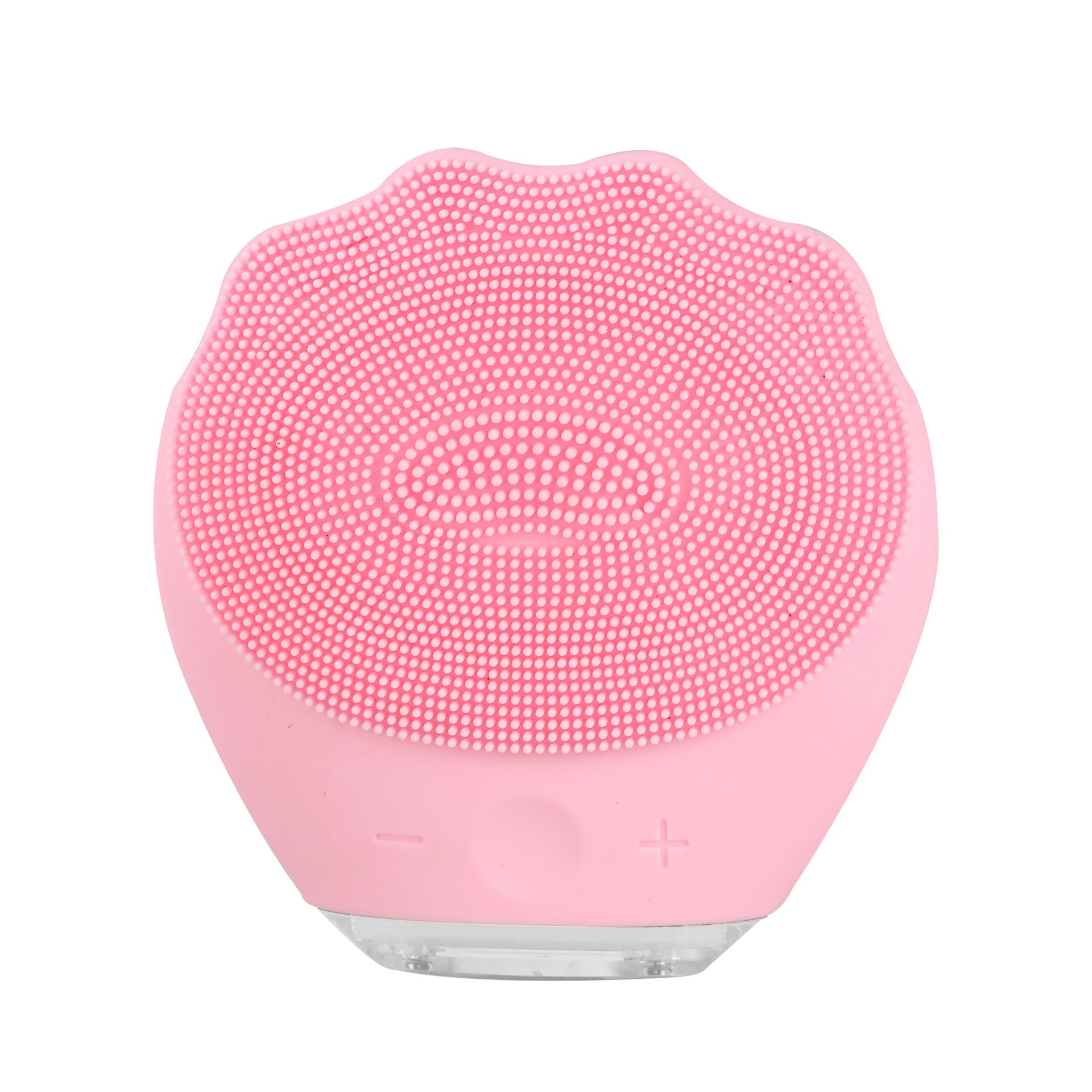 Pink Electric Silicone Facial Cleanser - All-Around Vibration Massage Face Cleaning Device V888-ELOSUNG28309