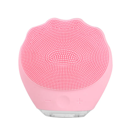 Pink Electric Silicone Facial Cleanser - All-Around Vibration Massage Face Cleaning Device V888-ELOSUNG28309