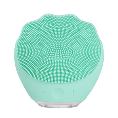 Green Electric Silicone Facial Cleanser - All-Around Vibration Massage Face Cleaning Device V888-ELOSUNG28310