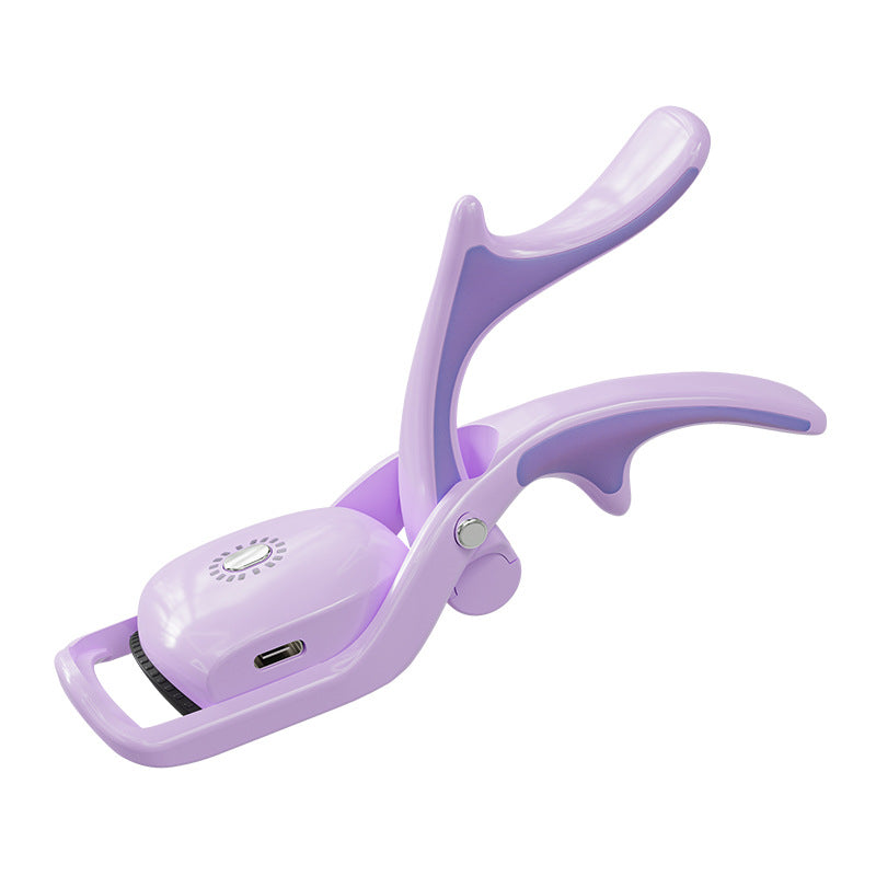 Purple USB Rechargeable Electric Heated Eyelash Curler - Lash Lift and Extension Tool V888-ELOSUNG28313