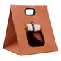 Brown Cozy A-Frame Felt Pet Teepee - Foldable & Portable Cat Cave Bed with Easy Carry Handle V888-ELOSUNG28316