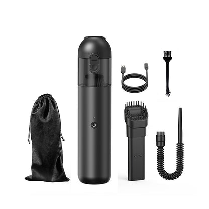 Black Versatile 2-in-1 Cordless Handheld Vacuum Cleaner & Blower - USB Rechargeable, High-Power for Car & Home V888-ELOSUNG28319