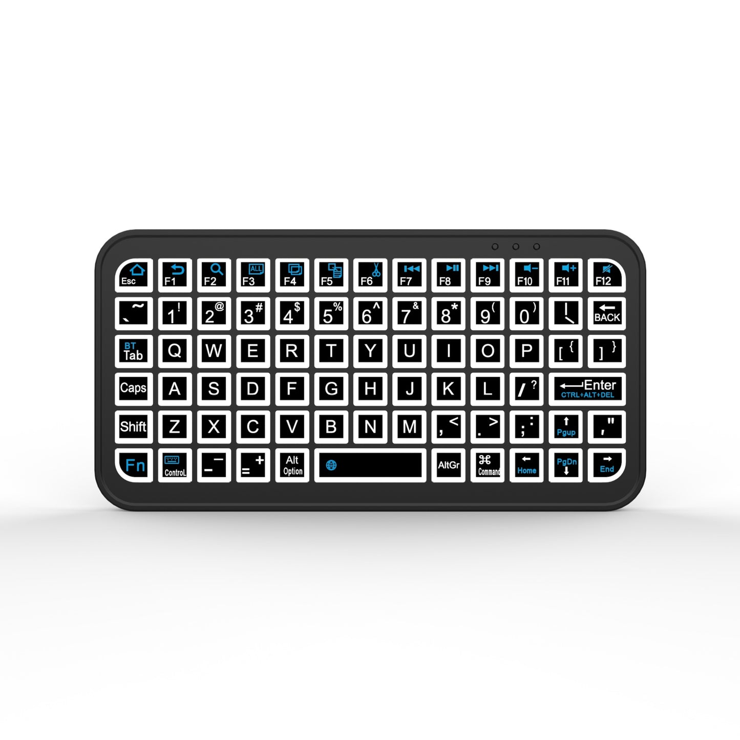 M7 Ultra-Slim Mini Bluetooth Keyboard - Tri-System Portable Wireless Typing for Phone, Tablet & PC V888-ELOSUNG28335
