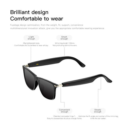 Sunglasses Model Smart Bluetooth Audio Sunglasses - Hands-Free Calls & Music Streaming Eyewear V888-ELOSUNG28339