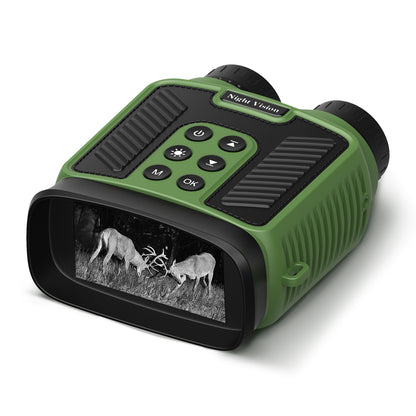Green 4K Ultra HD Digital Night Vision Binoculars - Infrared Scope for Hunting & Outdoor Observation V888-ELOSUNG28343