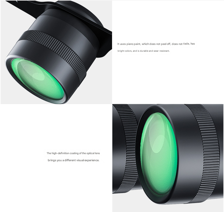 10x Telescope + Red Polarised + Grey Polarised Lens 10x HD Fishing Binocular Glasses - Polarized Zoom for V888-ELOSUNG28354