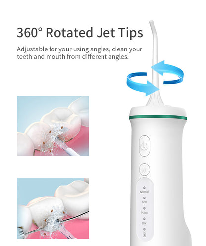 Black Home Electric Oral Irrigator - Portable Water Flosser for Teeth Cleaning V888-ELOSUNG28360