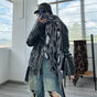 Grey Leopard Luxurious Thick Faux Cashmere Knitted Shawl - Versatile 55 x 210 cm Winter Scarf V888-ELOSUNG28395