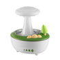 White Woodgrain Raindrop Mushroom Aroma Diffuser - 280mL Ultrasonic Humidifier with Colorful Lights V888-ELOSUNG28446