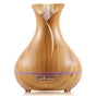 Wood Grain 500ml Wood-Grain Essential Oil Aroma Diffuser with Lattice Design and Humidifier V888-ELOSUNG28450