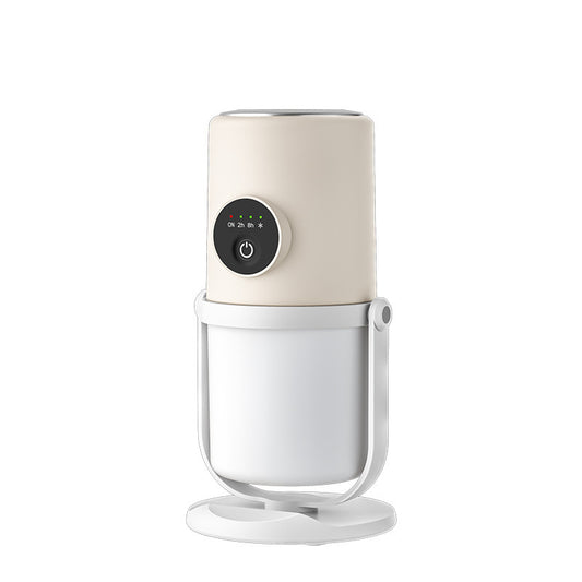 Beige + Base ortable Desktop Dual-Spray Humidifier with Air Purification for Office and Bedroom V888-ELOSUNG28457